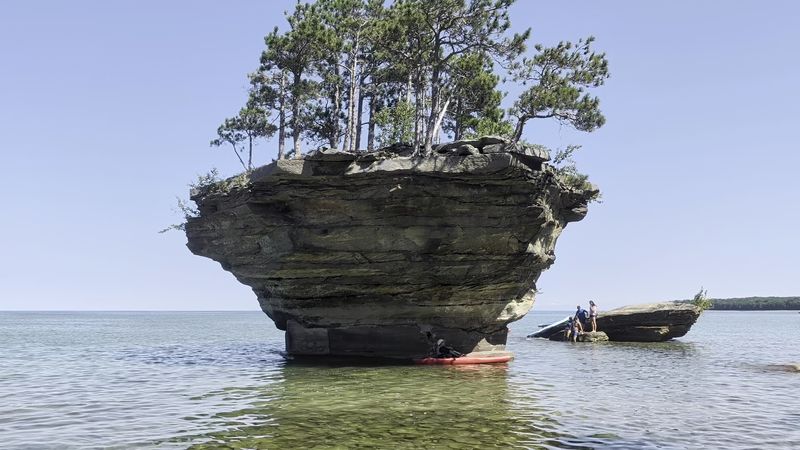 Turnip Rock (Port Austin - but by kayak only)
