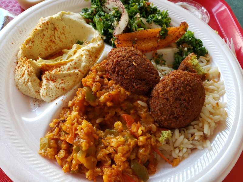 Falafel and Fried Eggplant Worth the Detour