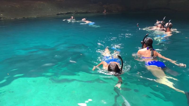Snorkeling Inside a Prehistoric Cave