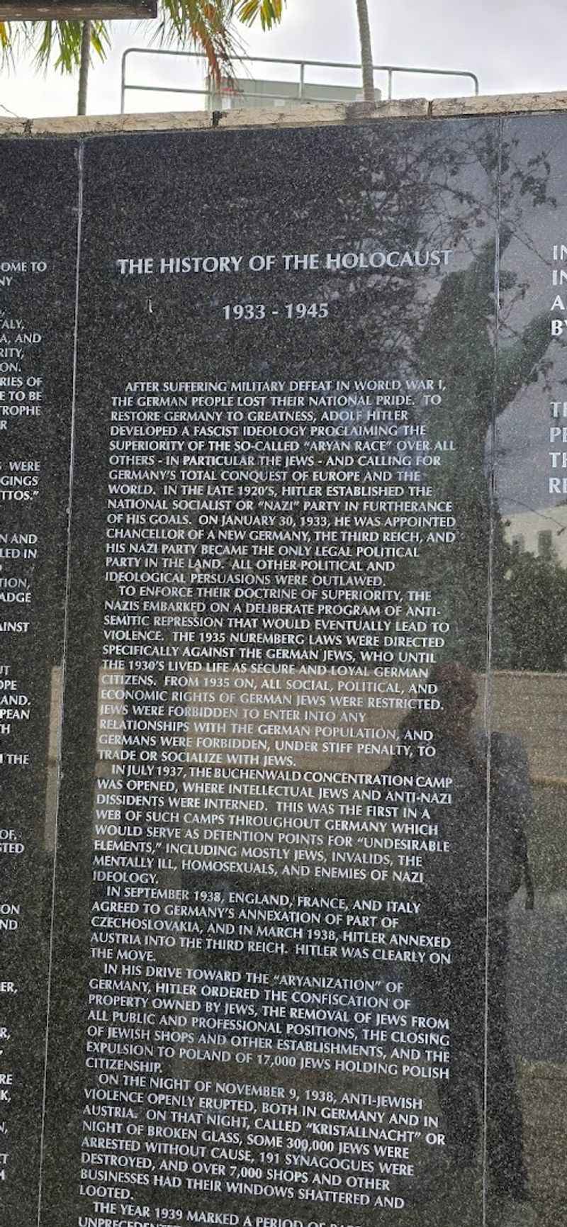 A Memorial Wall Covered in Names