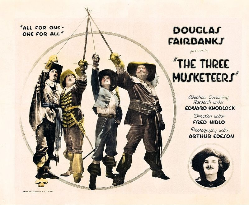 The Three Musketeers - Athos, Porthos, Aramis and D'Artagnan