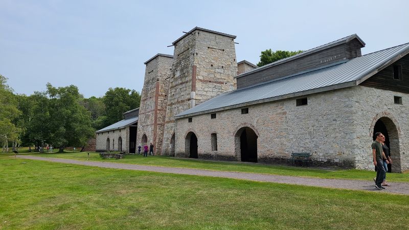 What the Twin Blast Furnaces Look Like Up Close