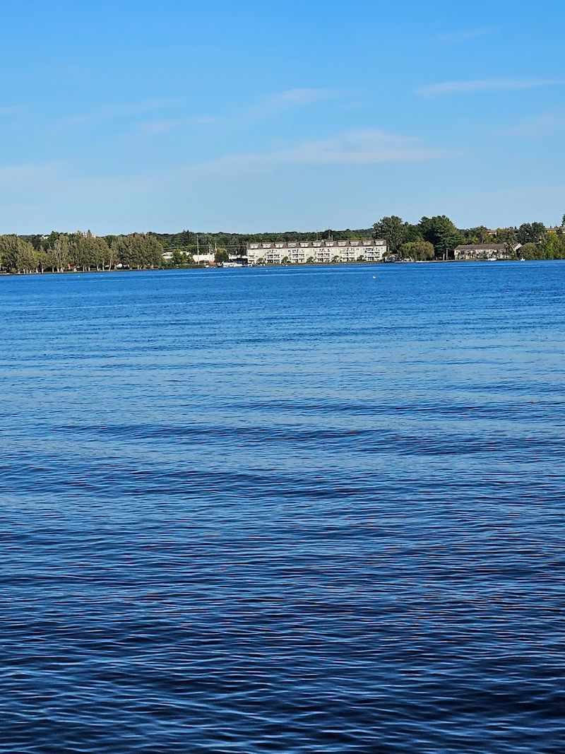 The View From the Monument: Lake Cadillac and a Surprisingly Peaceful Setting