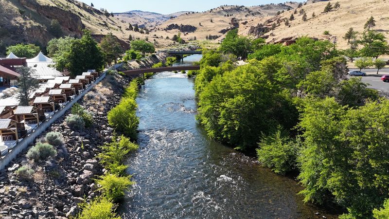 Private Cabanas and River-Side Soaking