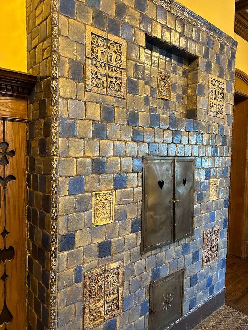Pewabic Tiles, Chandeliers, and Fine Woodwork Throughout
