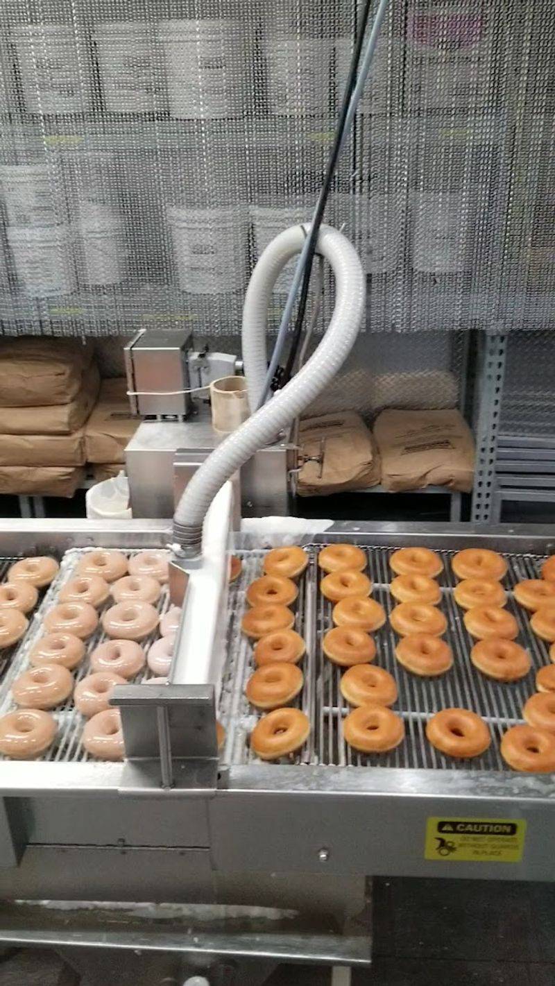 Watching the Doughnuts Being Made Is a Draw for Kids