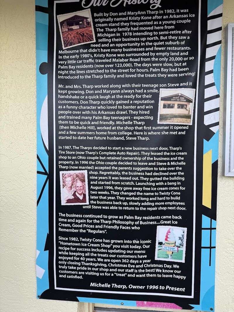 A Piece of Local History on the Side of the Building