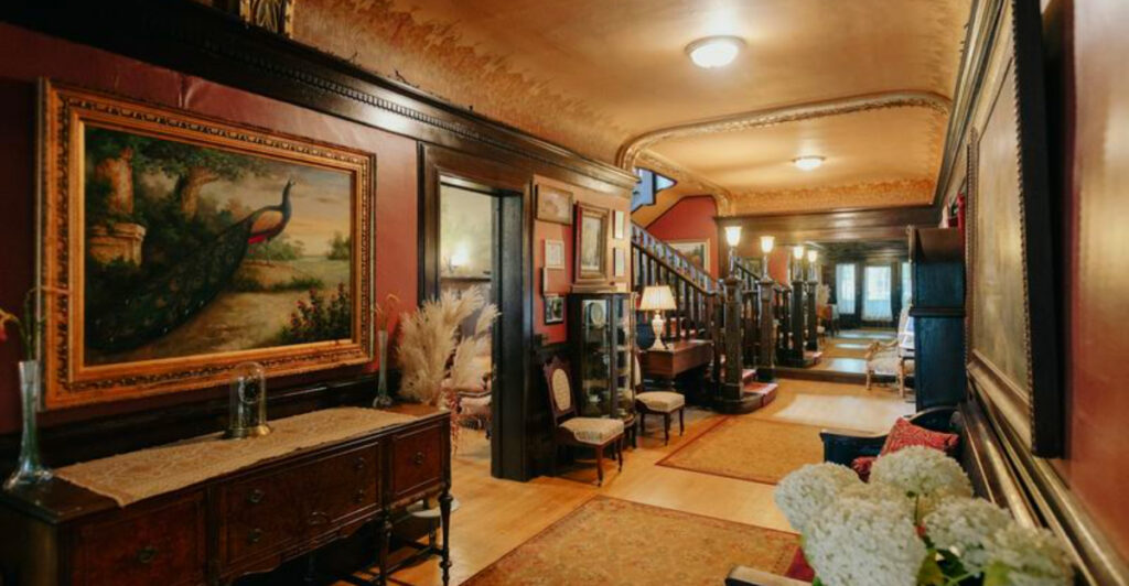 This 13,000-Square-Foot Michigan Mansion Has a Ballroom, Wraparound Porch, and Breakfast Worth Waking Up For