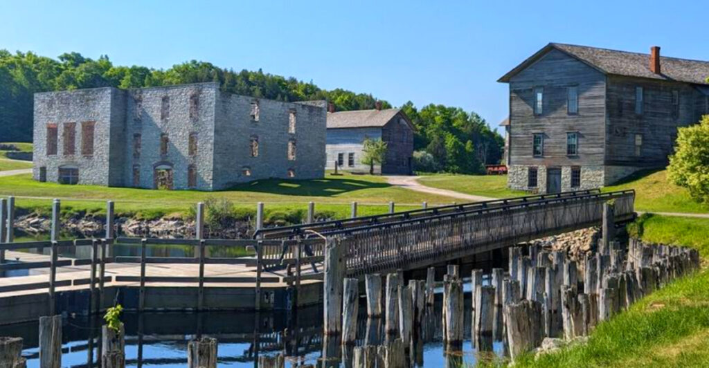 This Abandoned Lake Michigan Town Still Has Furnished Homes and Towering Blast Furnaces Frozen in 1891