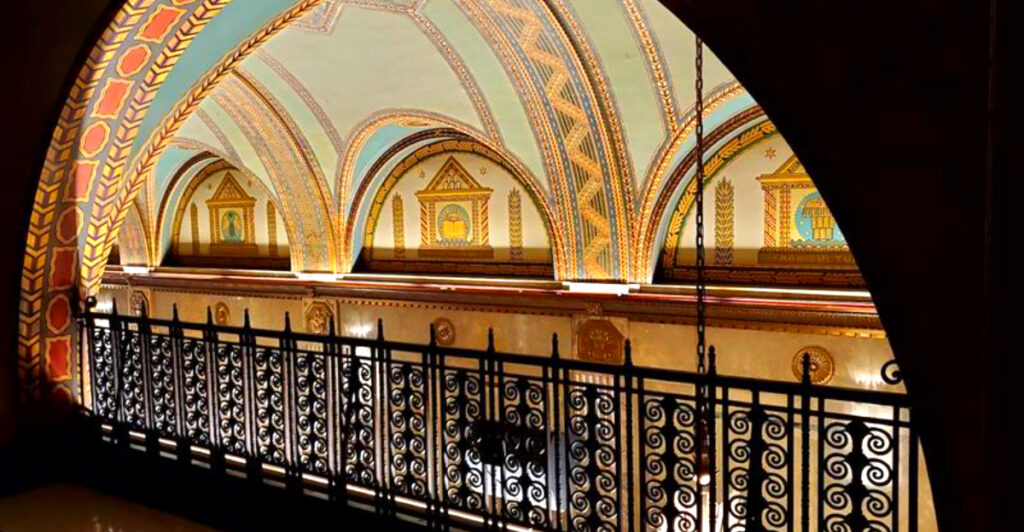 This Detroit Landmark Has a Gold-Covered Ceiling, Rare Marble Floors, and a Lobby That Feels Like a Museum