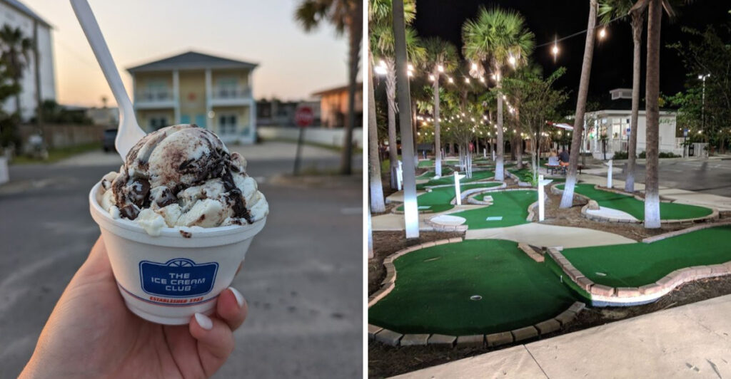 This Fort Walton Beach Spot Combines Mini Golf Fun with Ice Cream Treats for the Perfect Family Outing