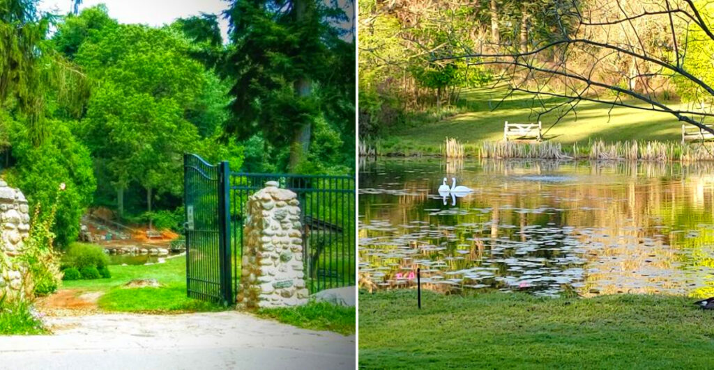 This Free Michigan Arboretum Has a Stone Waterfall, Lily Pad Pond, and Quiet Trails With No Crowds