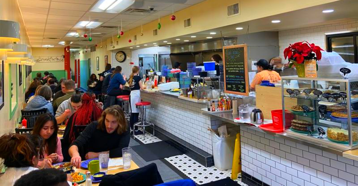 This Grand Rapids Diner Is Always Packed for Cinnamon Roll Pancakes and Banana Bread French Toast