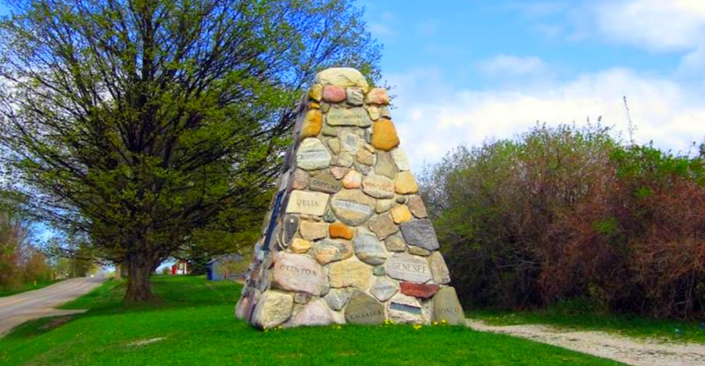 This Hidden Michigan Cairn Holds Stones From All 83 Counties – and a Sealed Time Capsule
