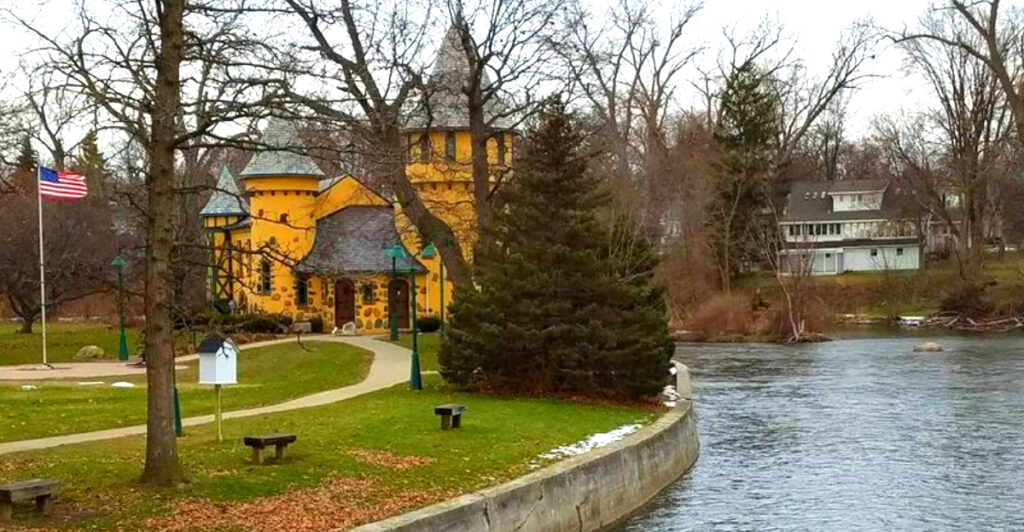 This Hidden Michigan Castle Looks Straight Out of France – With a Tower, River Views, and a $5 Tour