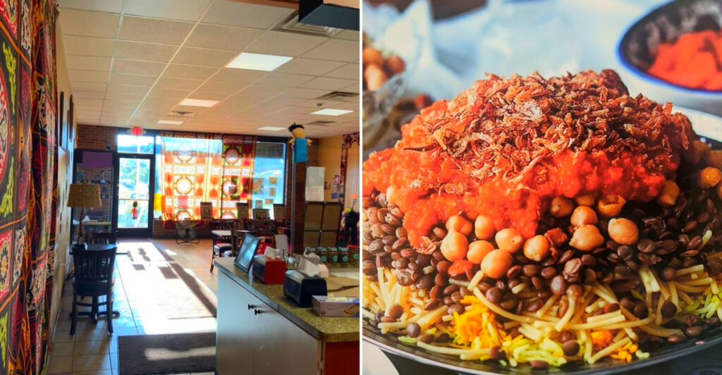 This Hidden Michigan Food Court Spot Serves Egypt’s Famous Koshary – and It’s Addictive