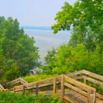 This Hidden Michigan Overlook Has a Staircase to the Water and Stunning River Views