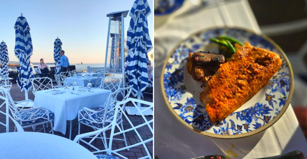 This Mackinac Island Restaurant Serves Lake Whitefish with Sunset Views Over the Straits