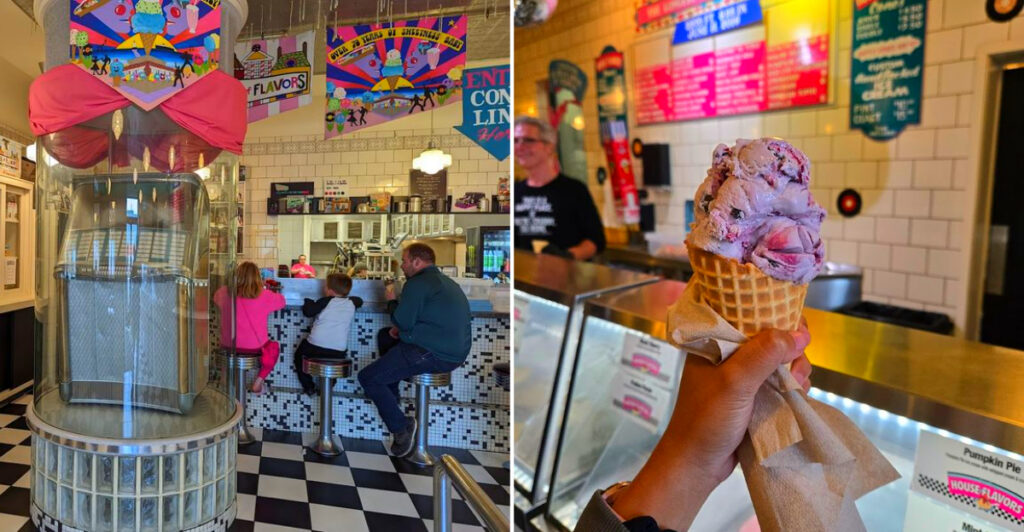 This Michigan Ice Cream Spot Serves Softball-Sized Scoops – and You Might Get One Free