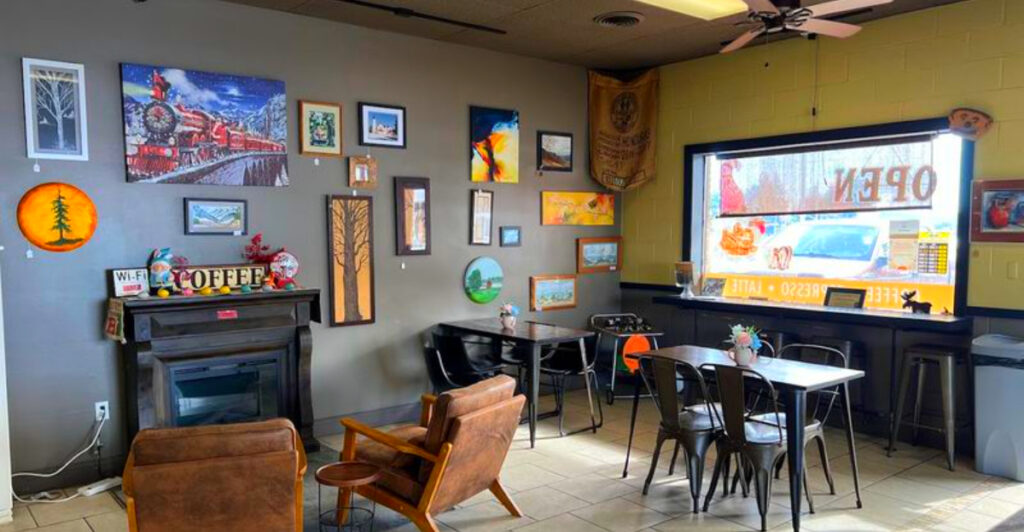This Northern Michigan Coffee Shop Feels Like a Living Room – With Fireplace Seating and Lattes Locals Swear By