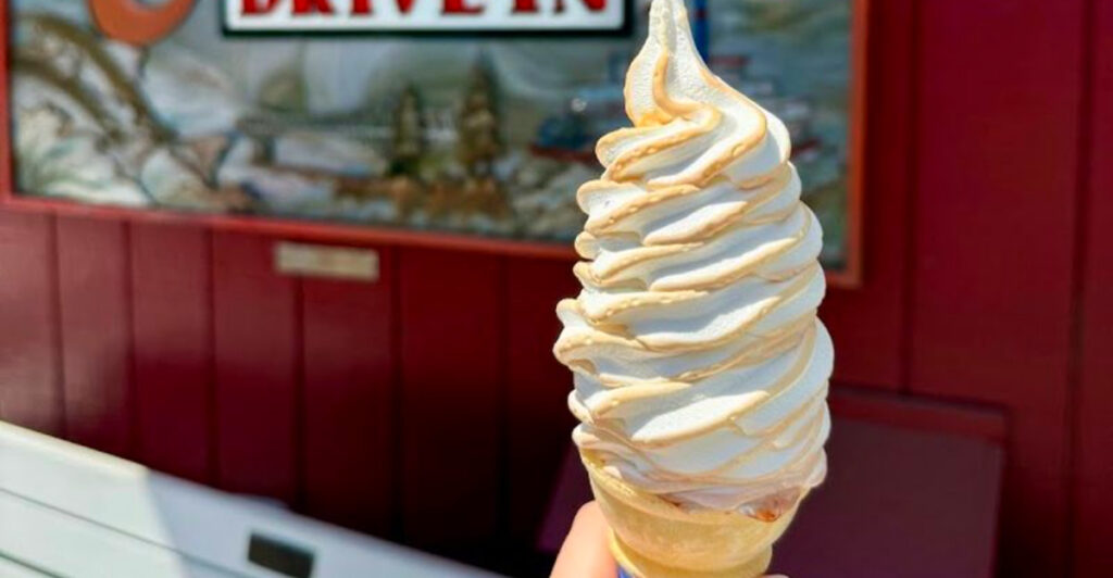 This Oregon Drive-In Is Famous for Its Sky-High Ice Cream Cones
