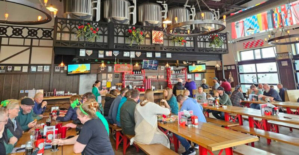 This Small Michigan Town Has a Full German Bierhall – With Giant Schnitzel and House-Brewed Beer