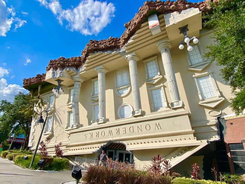 The Upside-Down Building That Starts the Fun Before You Even Walk In