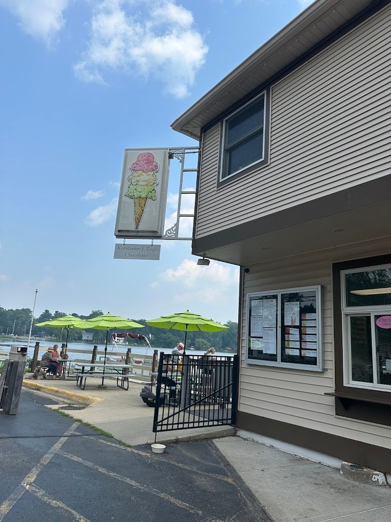 The Blue Loop Exhibit Across the Street