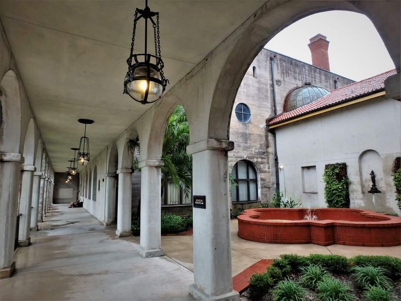 The Courtyard, the Cafe, and the Atmosphere Between Exhibits