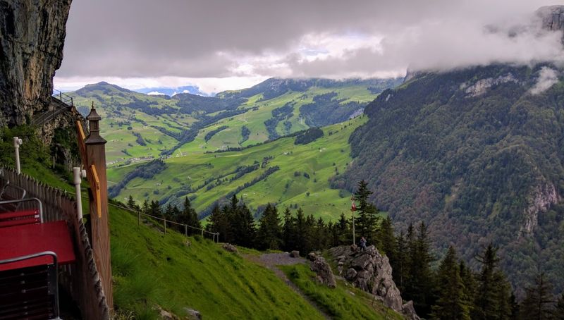 Hike to Aescher and Wildkirchli, Appenzell, Switzerland