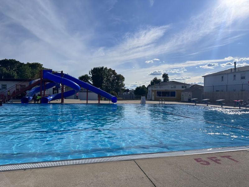 The Bayonne City Pool Across the Street