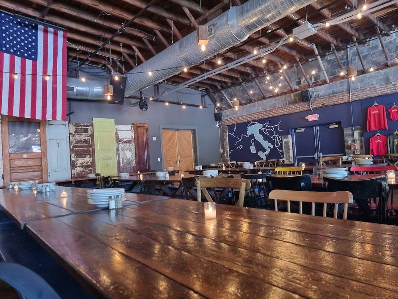 The Unexpected Building Behind the Pizza