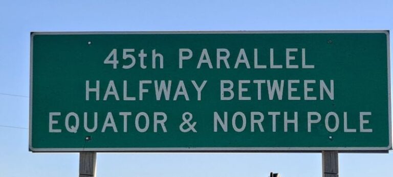 This Little-Known Michigan Spot Lets You Stand Exactly Halfway Between ...