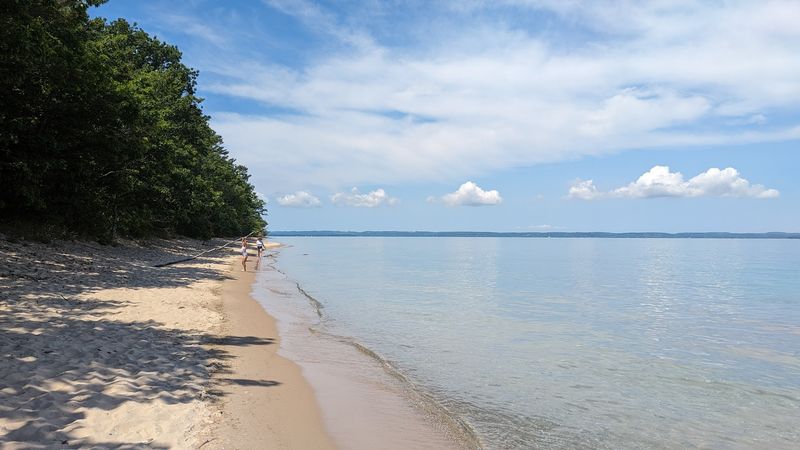 A Beach Where the Shallows Seem to Go On Forever