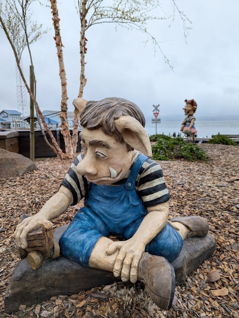The Troll Sculptures That Steal Every Visitor's Attention