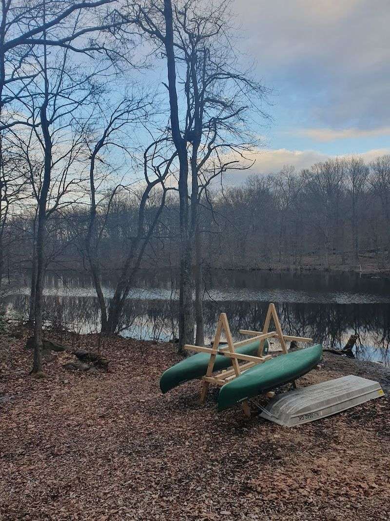 The Lake and the Canoes