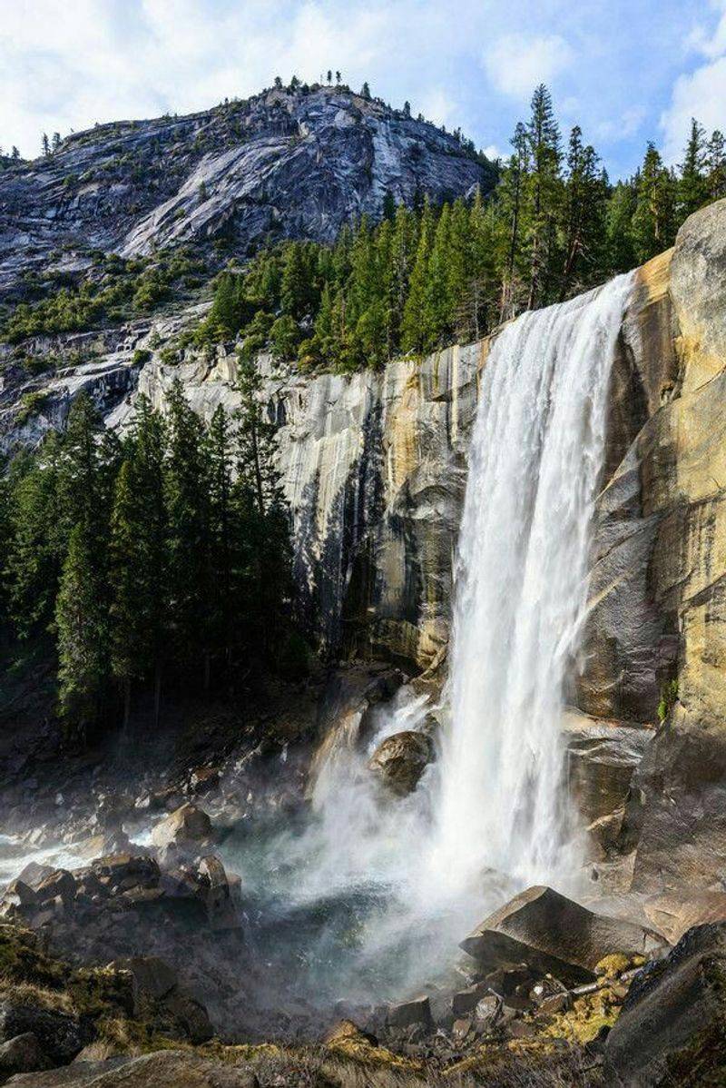 Vernal Fall Linocut 10 Stunning Waterfalls to Visit While They're at Full Power