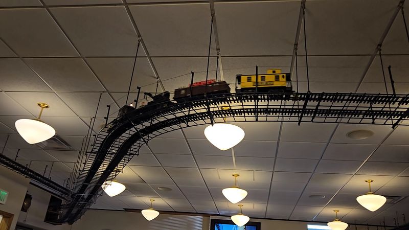 A Ceiling Full of Moving Trains A Ceiling Full of Moving Trains
