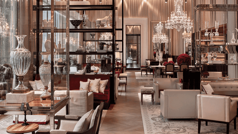 Baccarat Hotel Grand Salon In Midtown, New York Baccarat Hotel Grand Salon In Midtown, New York