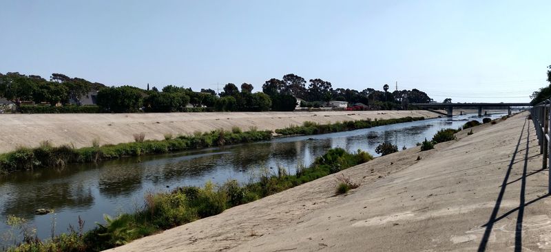 Ballona Creek Bike Path, Los Angeles County, California Ballona Creek Bike Path, Los Angeles County, California