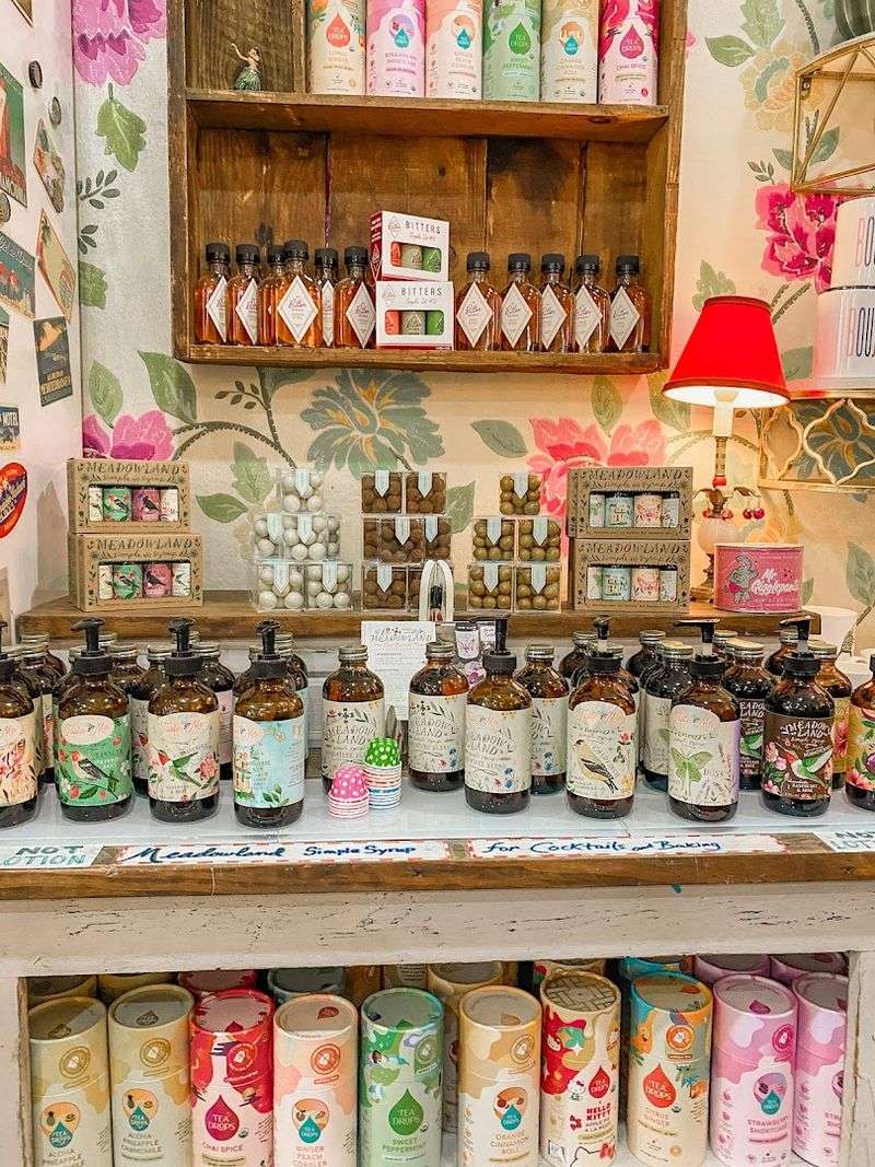 Bath, Beauty, and Tropical Scented Products on the Shelves