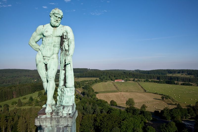 Bergpark Wilhelmshöhe and the Hercules Monument - Kassel, Hesse Bergpark Wilhelmshöhe and the Hercules Monument - Kassel, Hesse