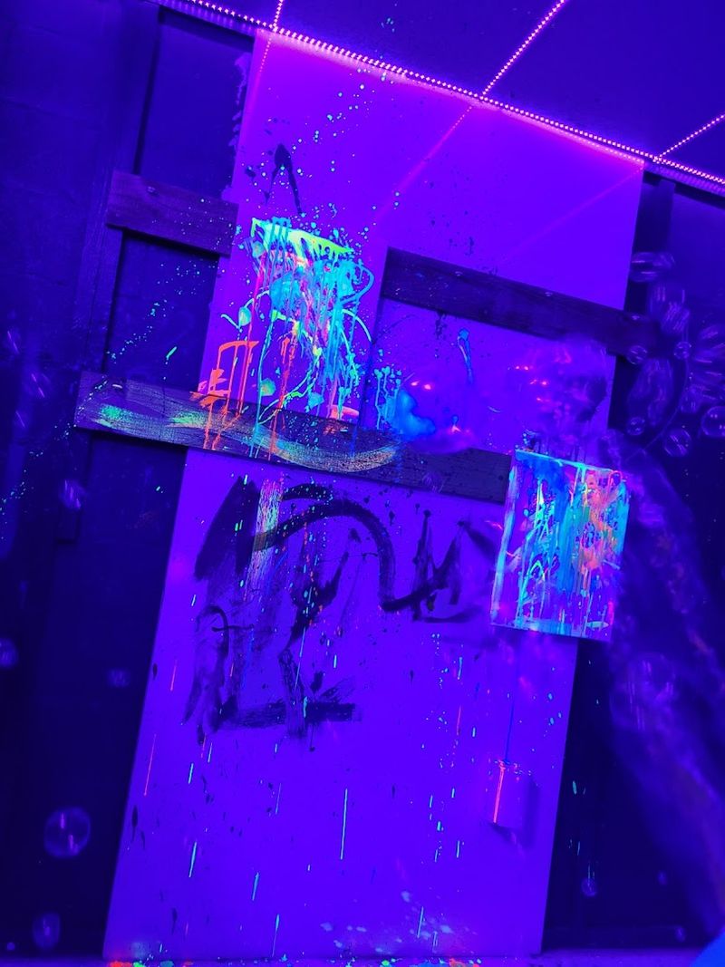 Blacklight Paint Room Magic