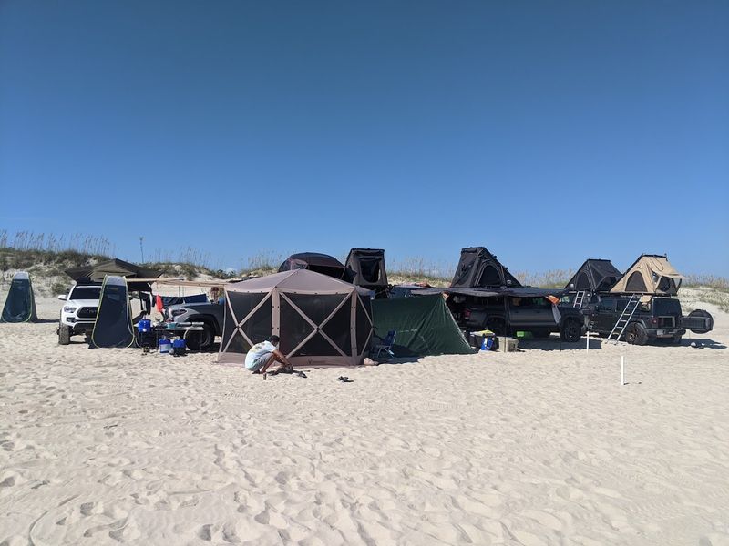 Camping Under The Stars On A Barrier Island Camping Under The Stars On A Barrier Island