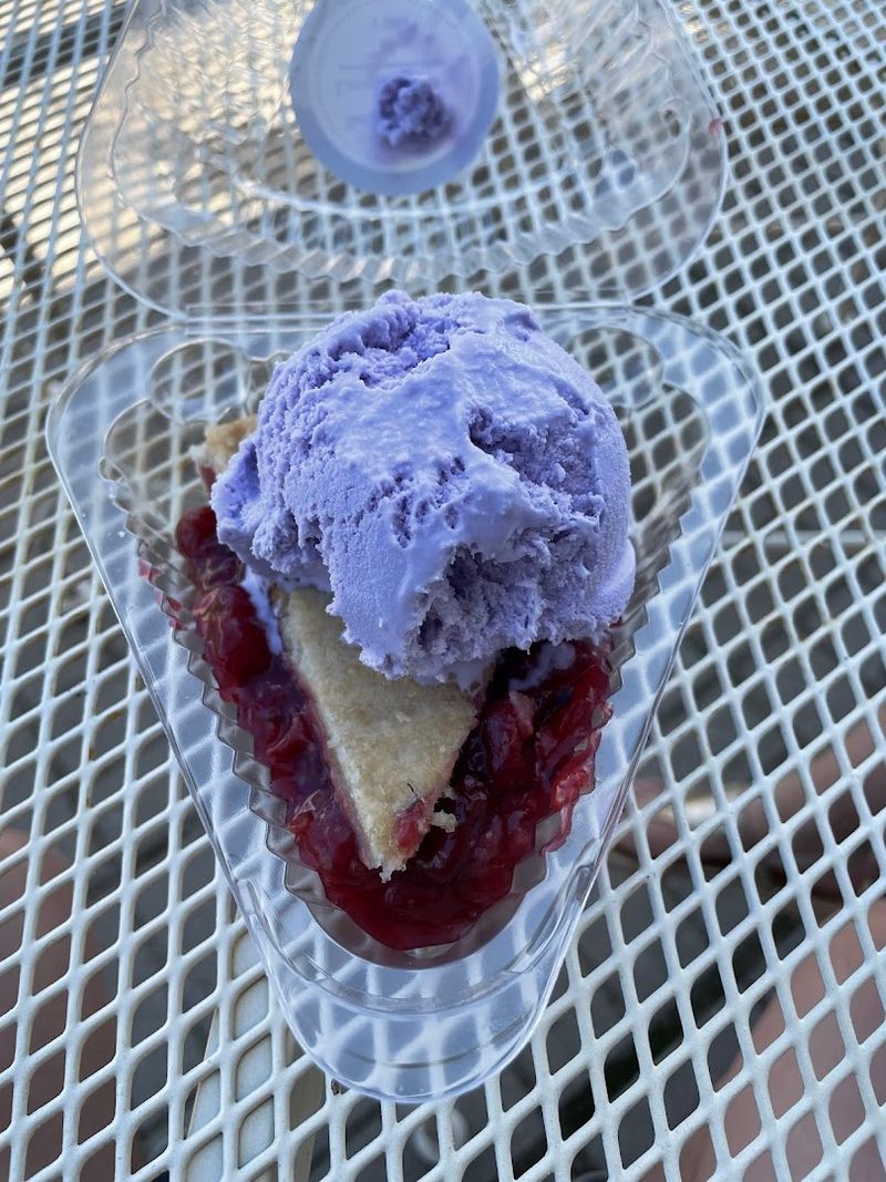 Cherry Pie with Lavender Ice Cream