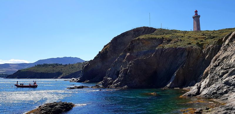 Côte Vermeille near the Spanish Border Côte Vermeille near the Spanish Border