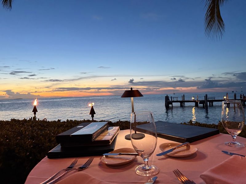 Dinner and the Sunset View