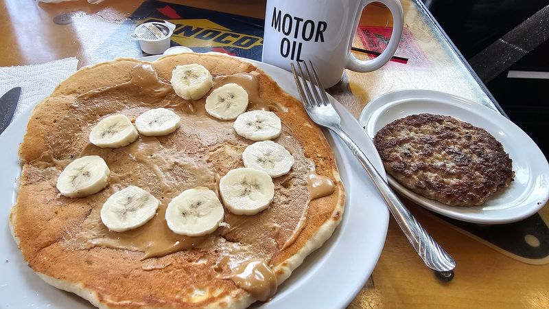Elvis' Pink Cadillac Pancakes and the Breakfast Menu Elvis' Pink Cadillac Pancakes and the Breakfast Menu