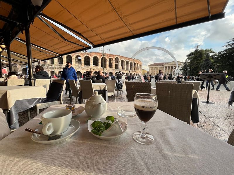Enjoy an Aperitivo in Piazza Bra