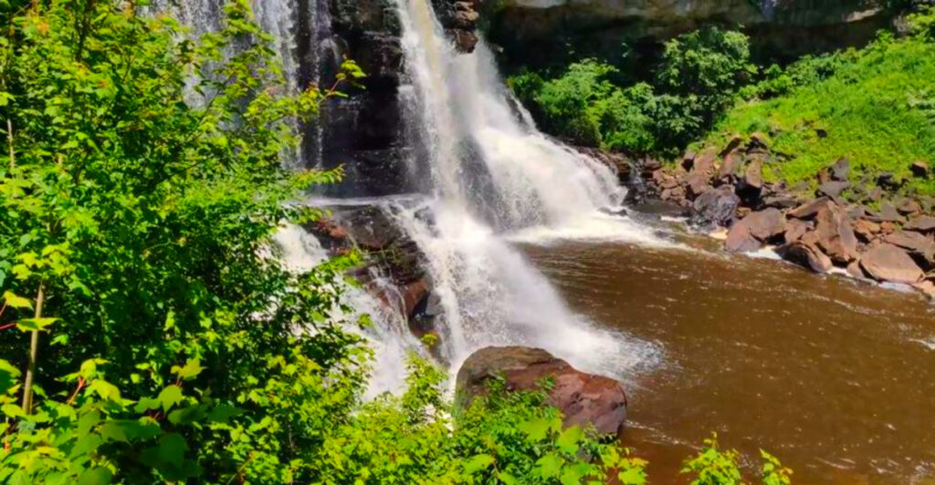 Famous for Its Dark Amber Waterfalls, This West Virginia State Park Looks Like Something Out of a Fantasy Movie